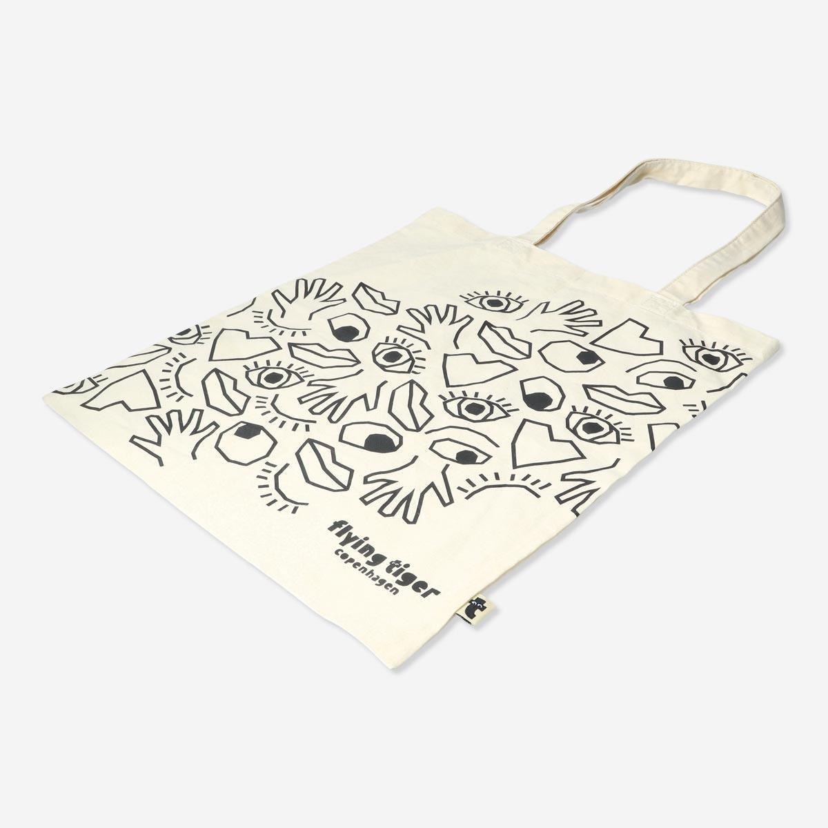 White tote bag