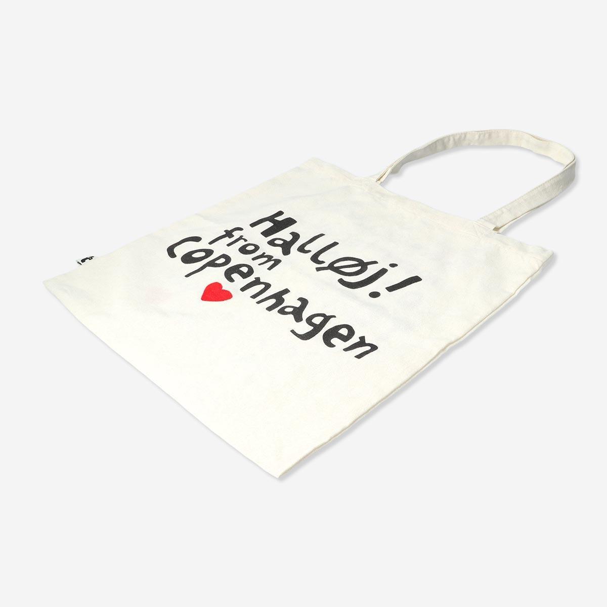 White tote bag