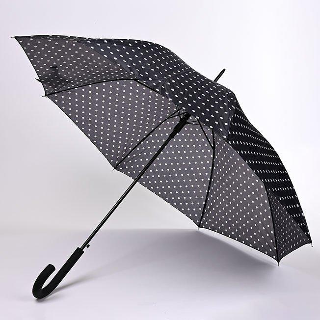 Black dotted Umbrella