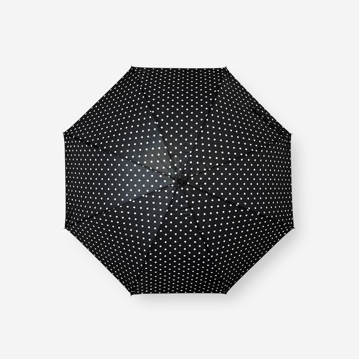 Black dotted Umbrella