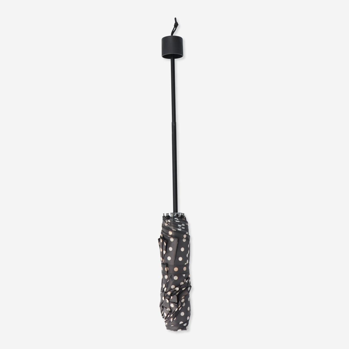 Black dotted Umbrella