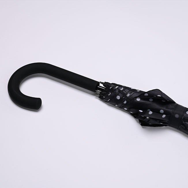 Black dotted Umbrella