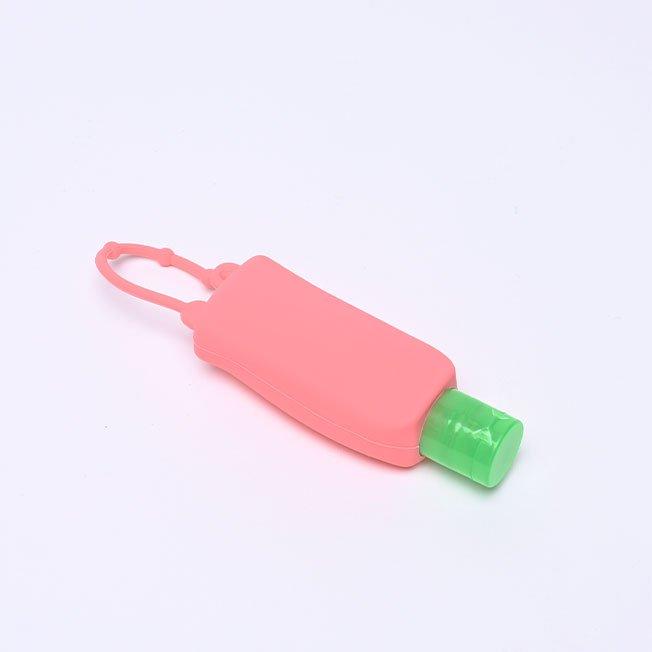 Pink hoop keyring