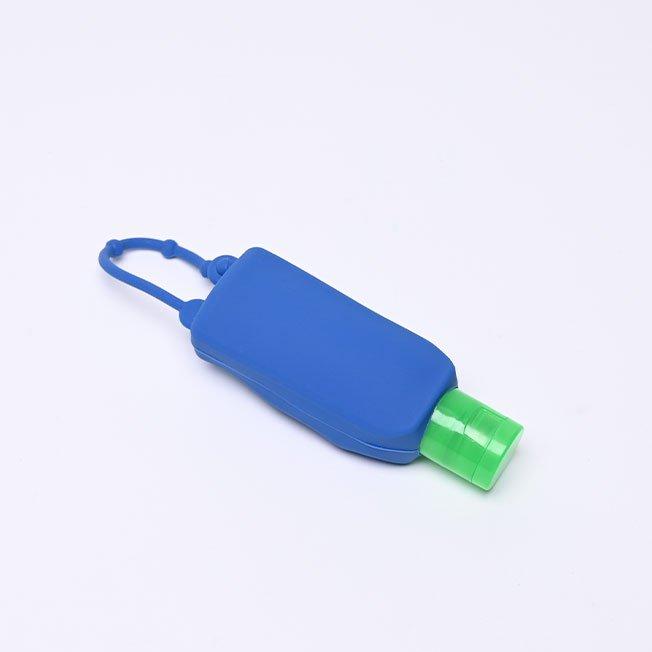 Beige blue keyring