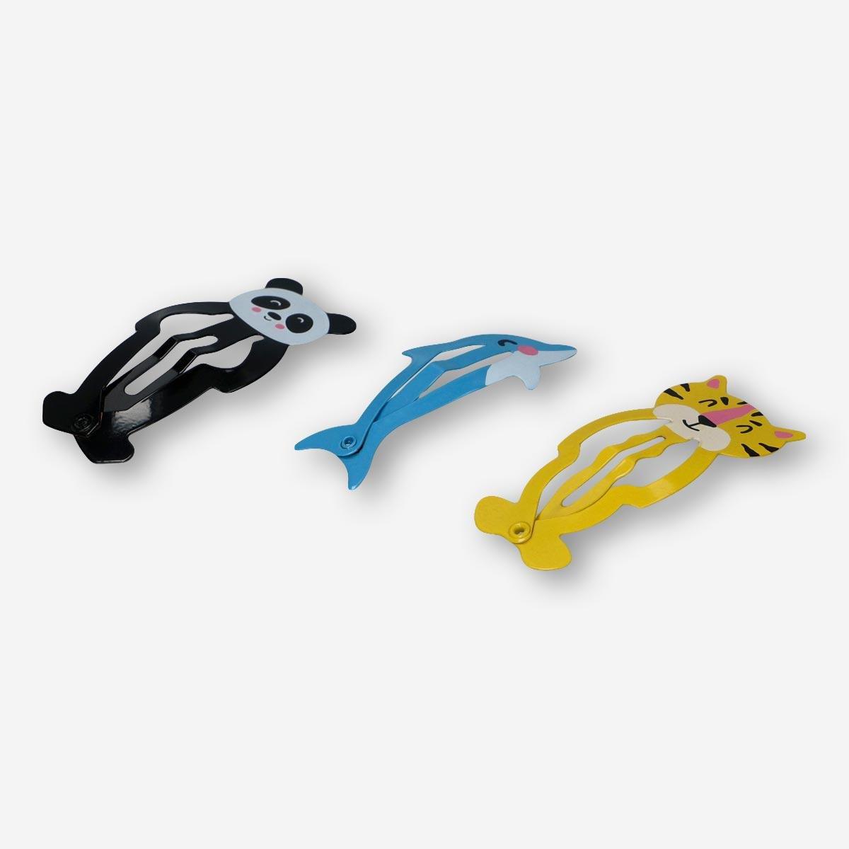 Multicolour hair clips