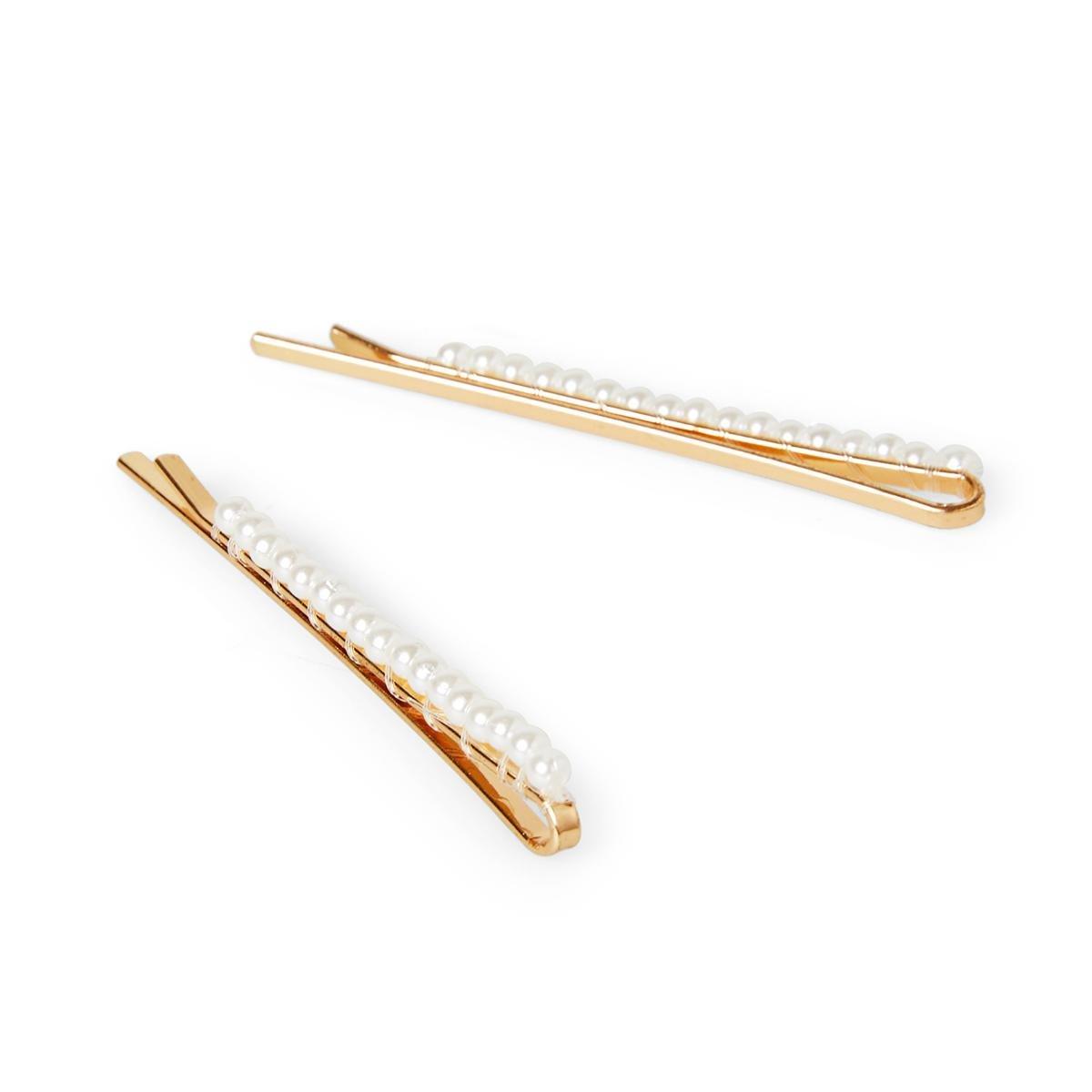 White hairpins