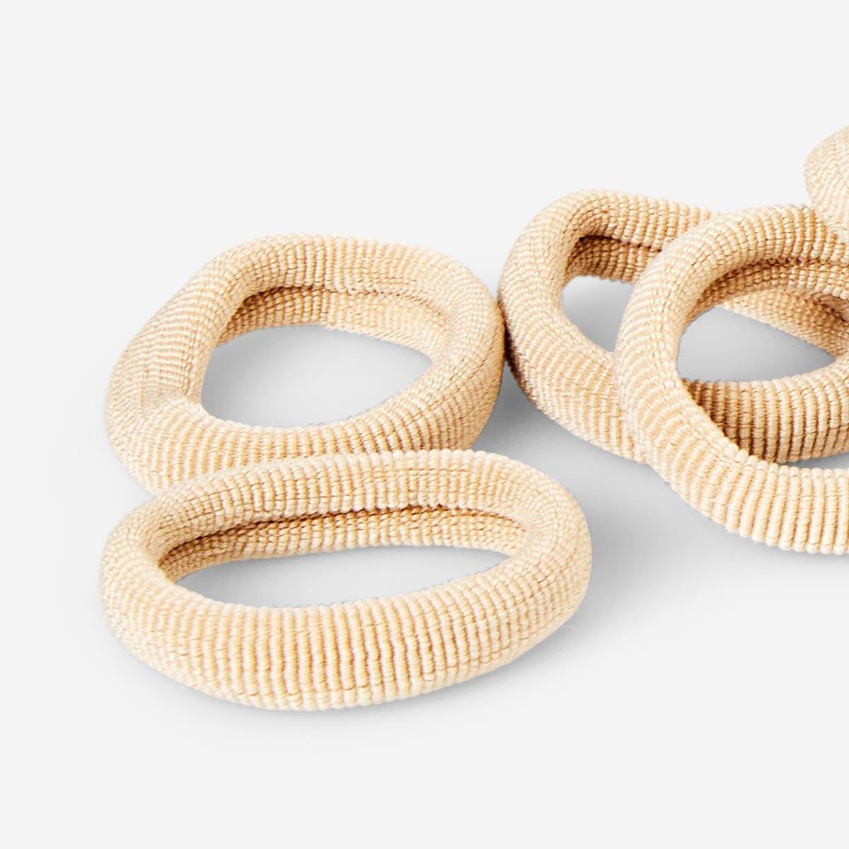 Brown hair elastics