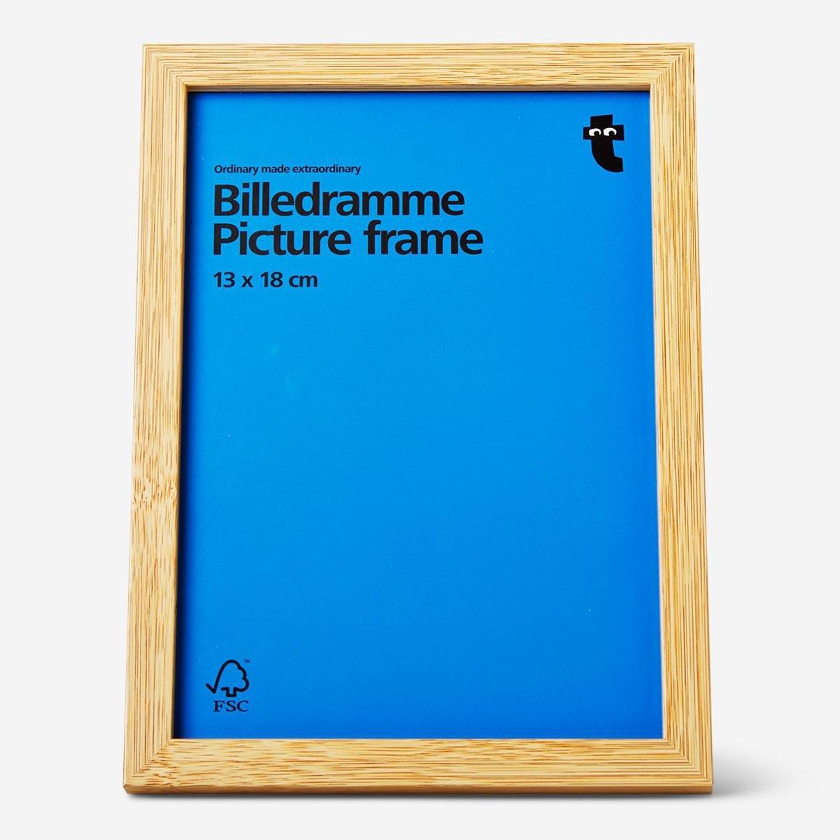 Wooden picture frame