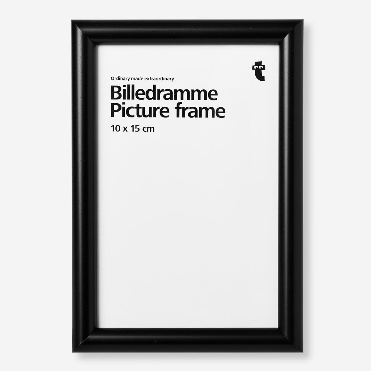 Black Picture Frame. 10 X 15 Cm