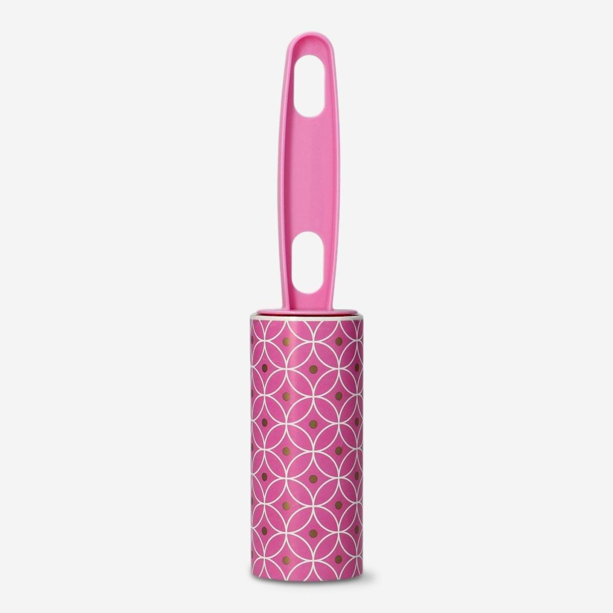 Pink lint roller