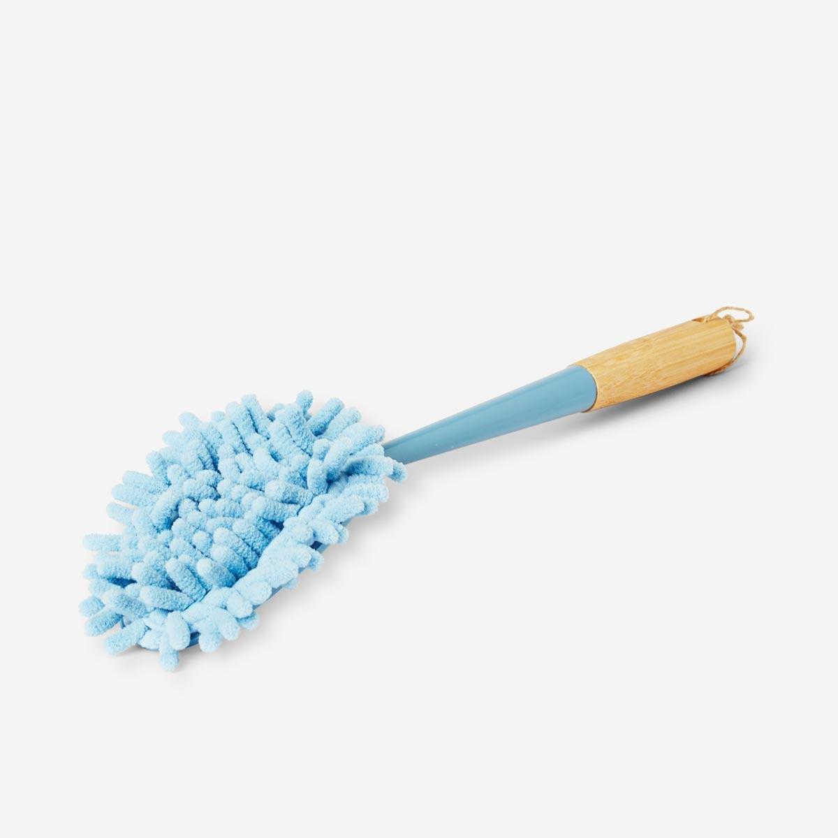 Blue cleaning duster