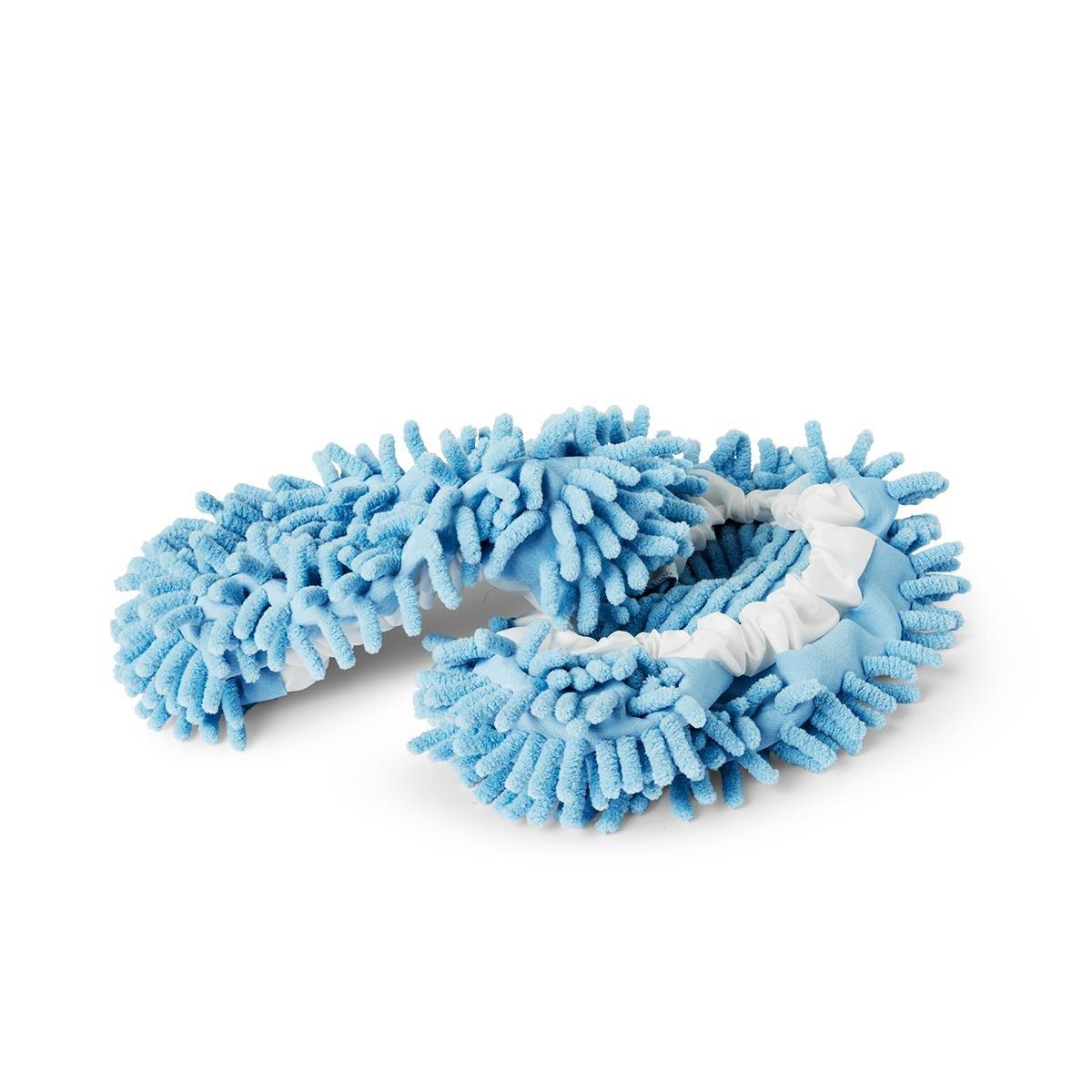 Blue cleaning slippers