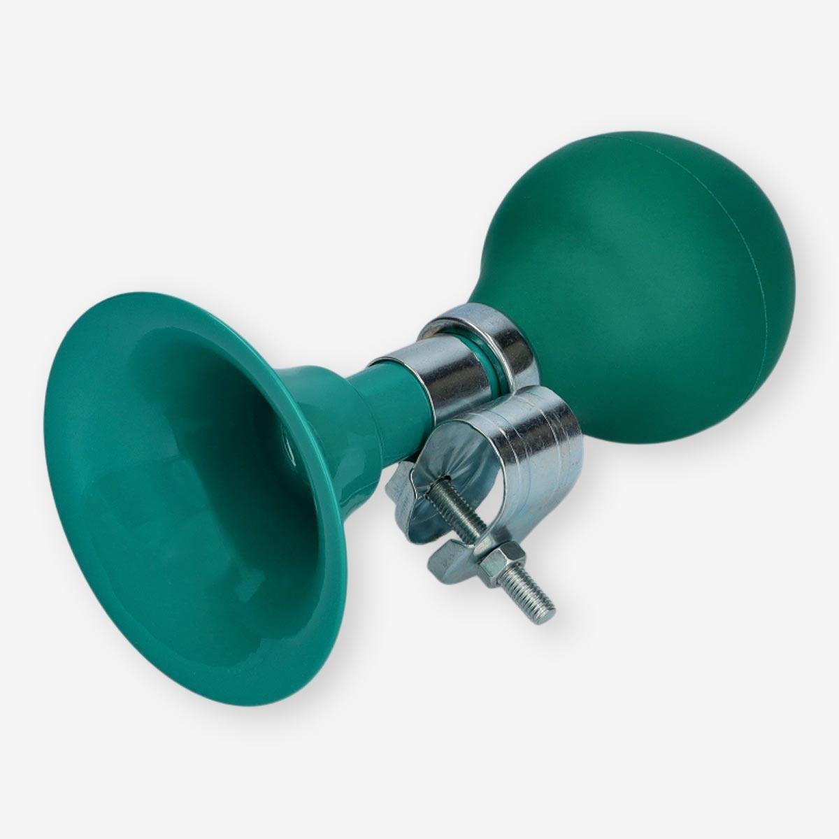 Green bicycle horn