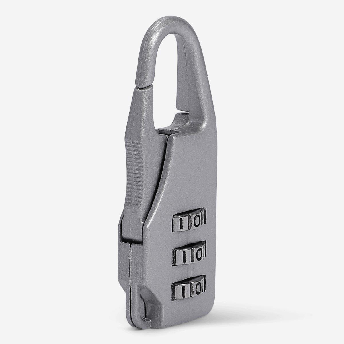 Grey combination padlock