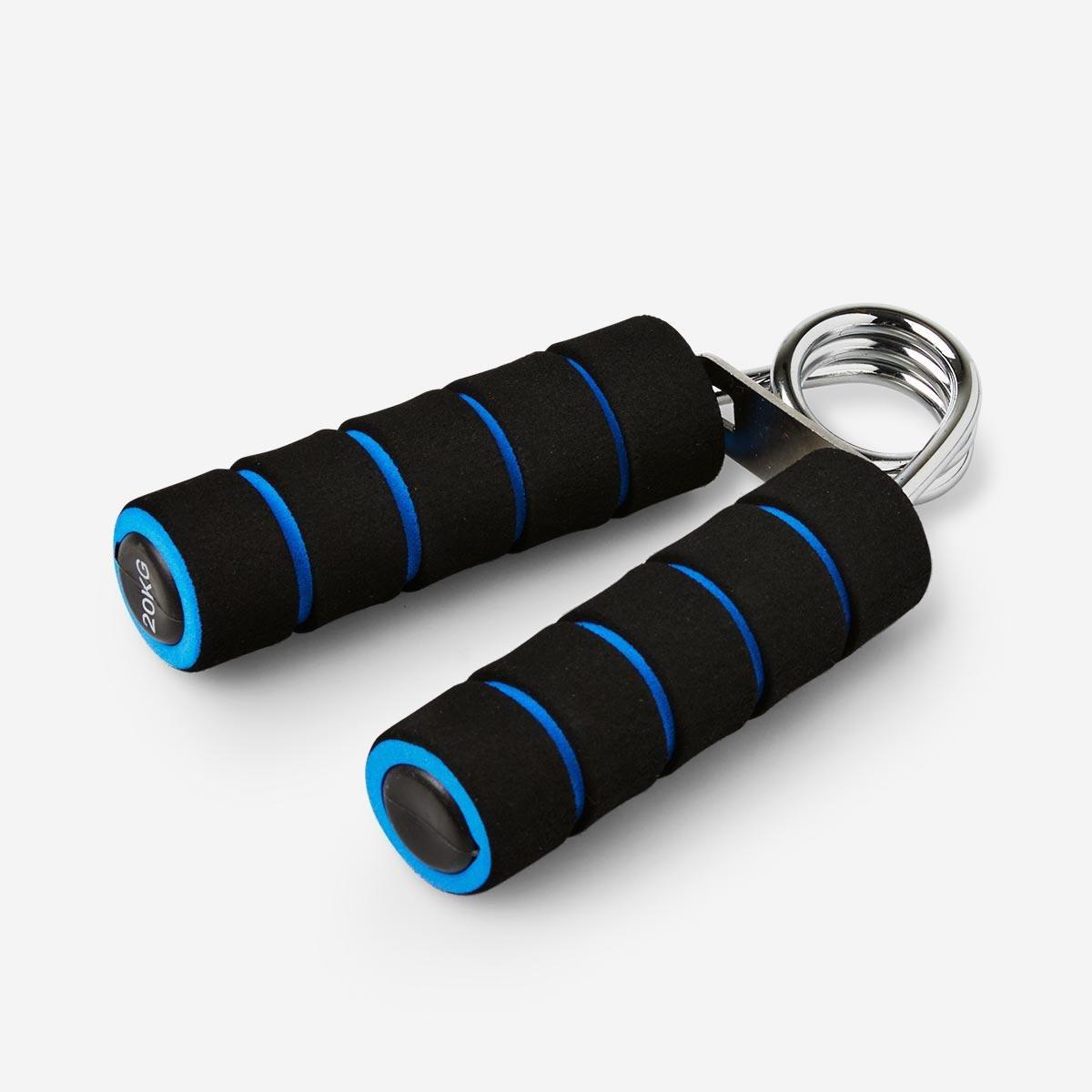 Black and blue hand grip. 20 kg