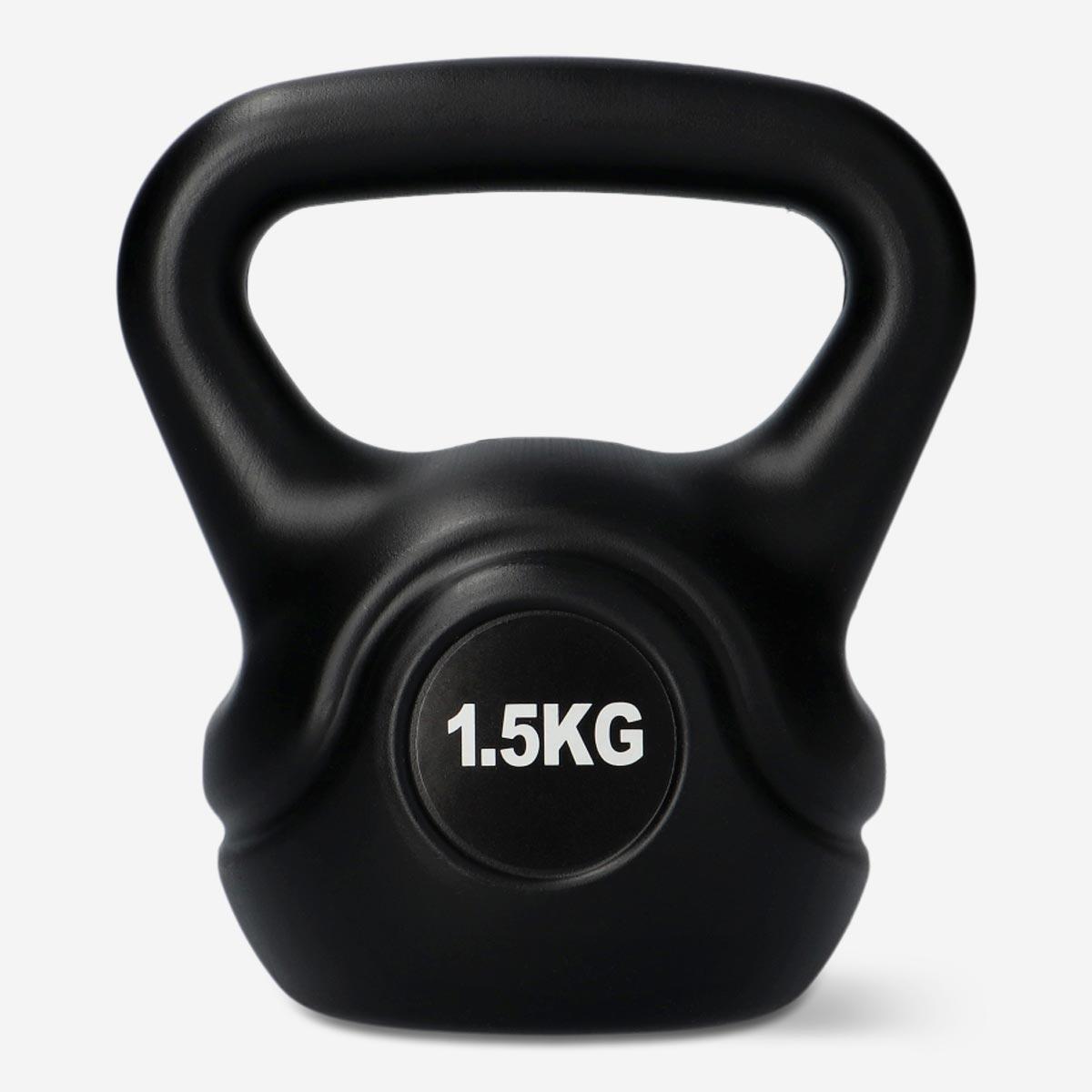 Black kettlebell. 1.5 kg