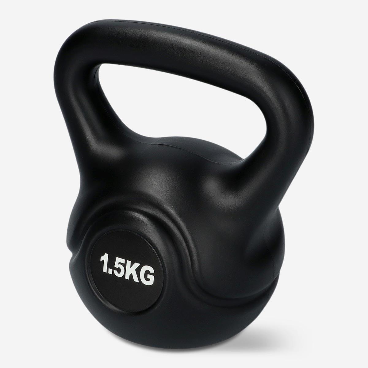 Black kettlebell. 1.5 kg