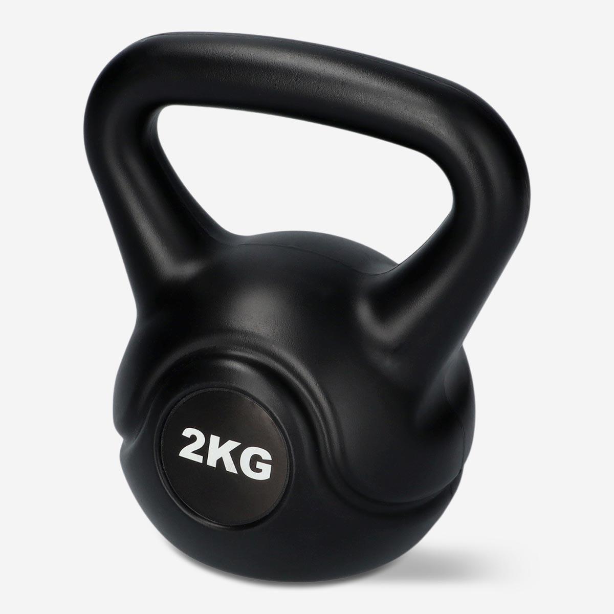 Black kettlebell. 2 kg