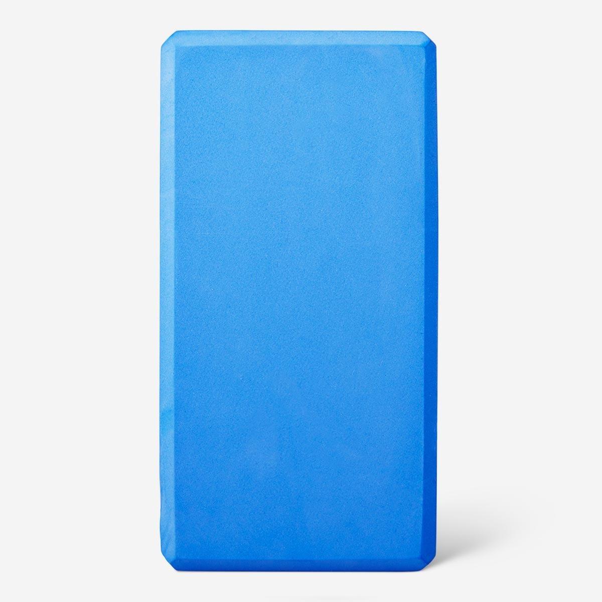 Blue yoga brick