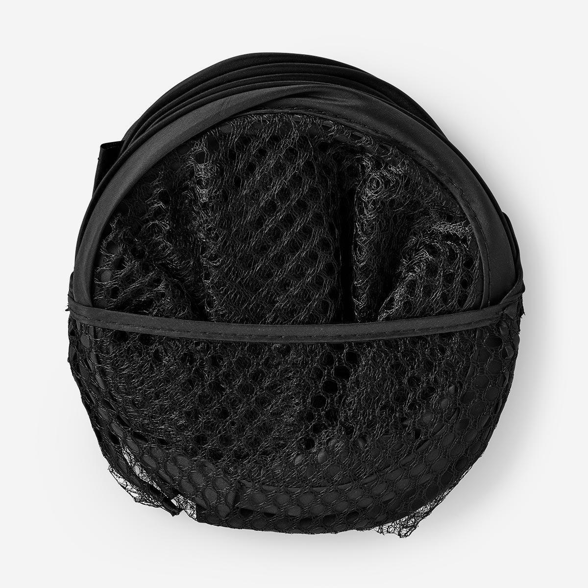 Black laundry basket