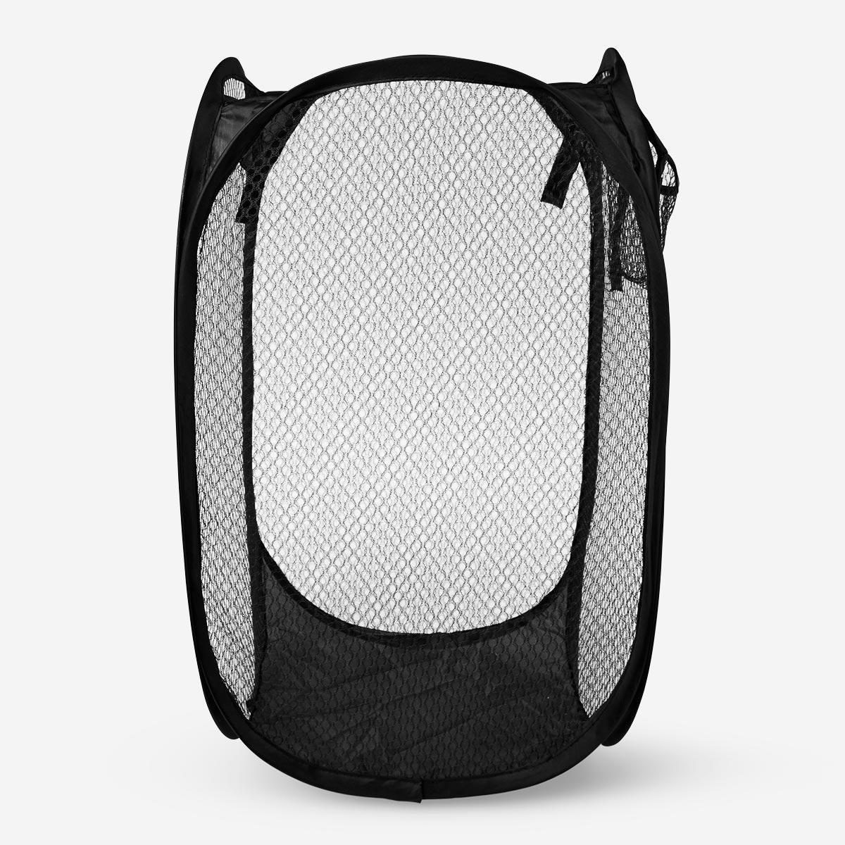 Black laundry basket