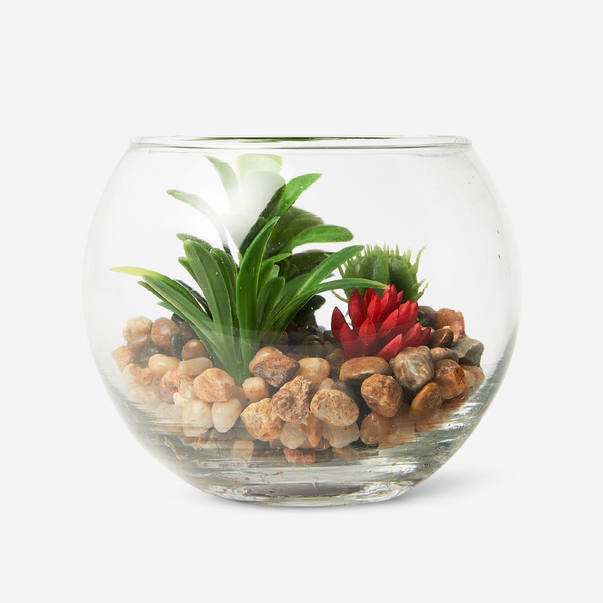 Multicolour artificial Terrarium