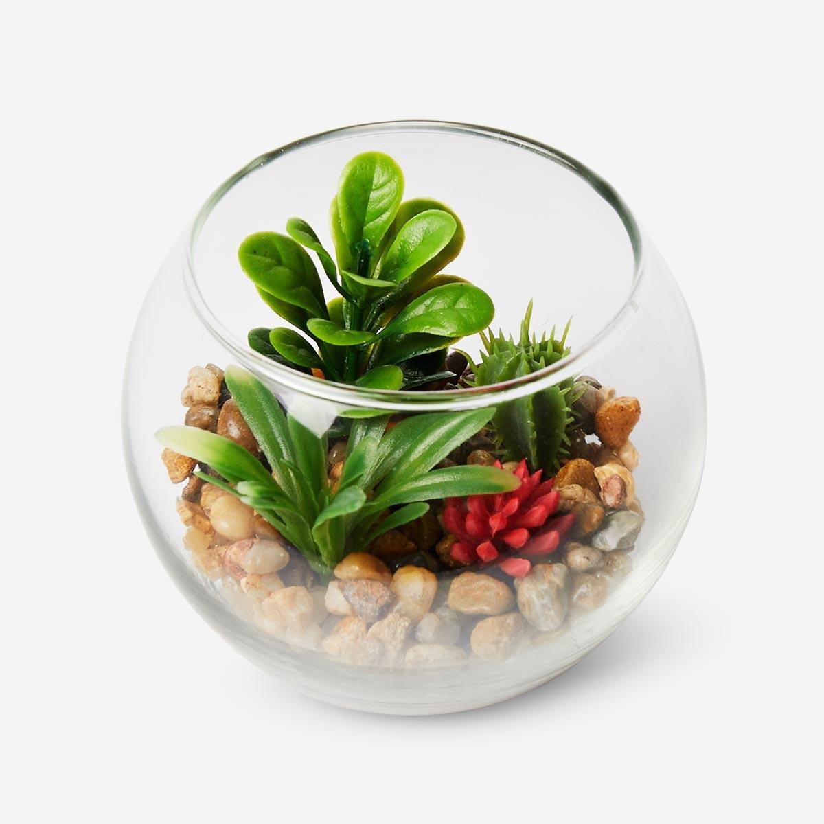 Multicolour artificial Terrarium