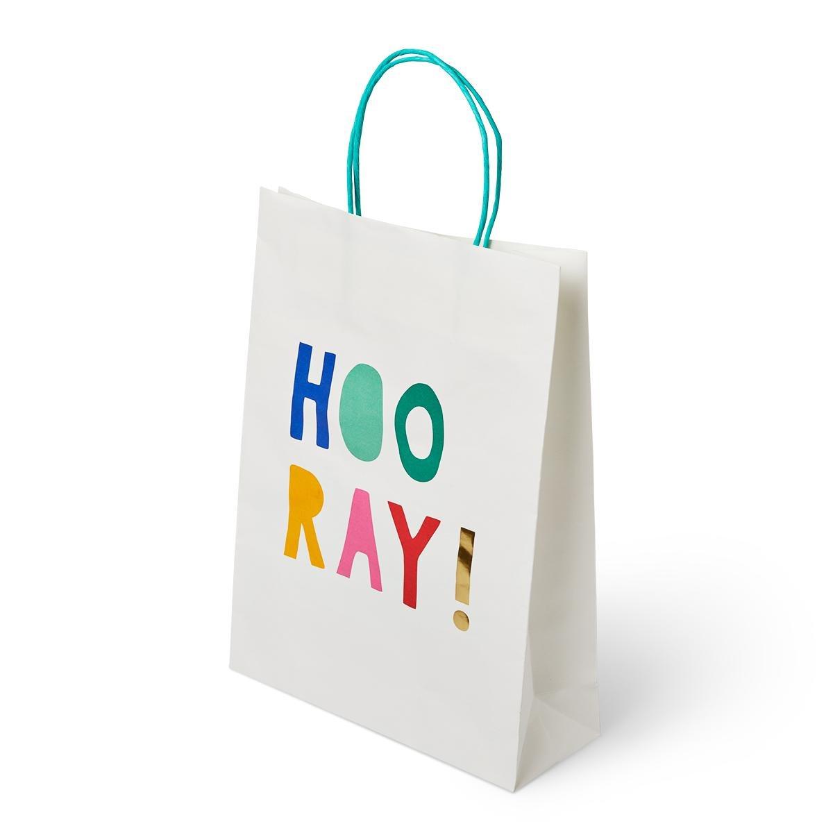 White handles gift bag