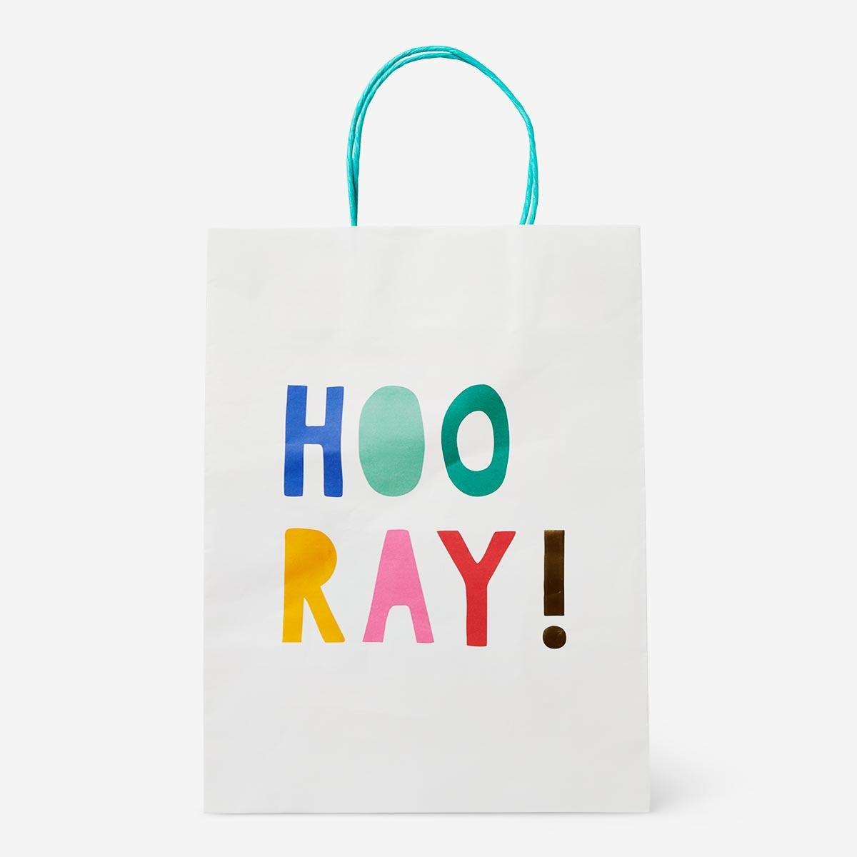 White handles gift bag