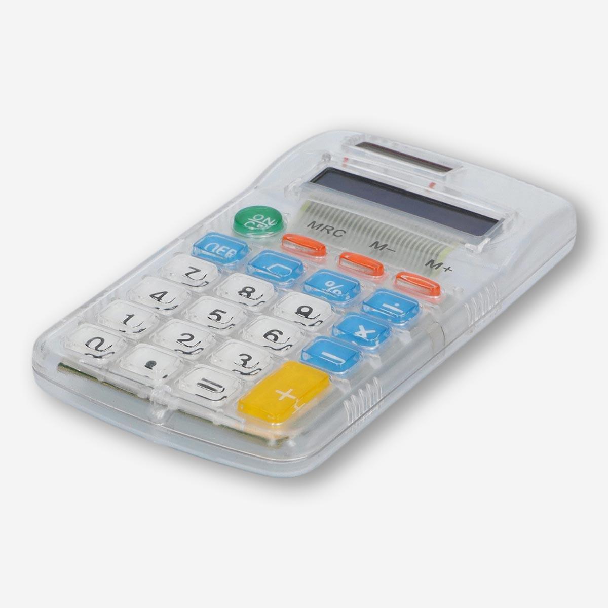 White transparent calculator