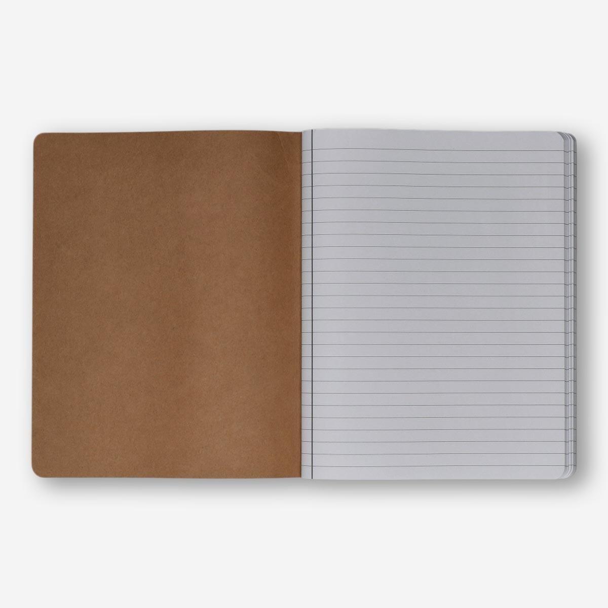 Brown Exercise Book. A5