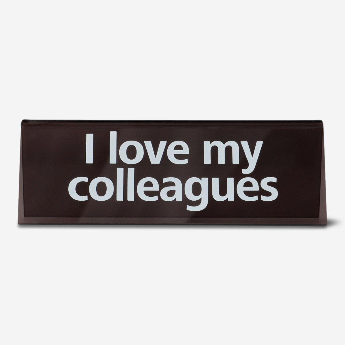 Black Desktop Colleagues Sign