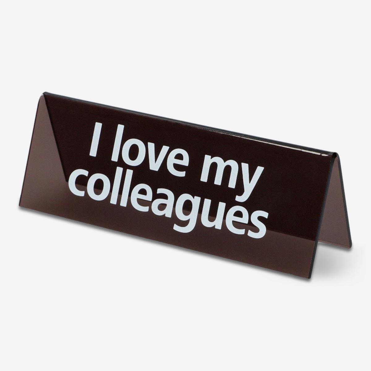 Black Desktop Colleagues Sign