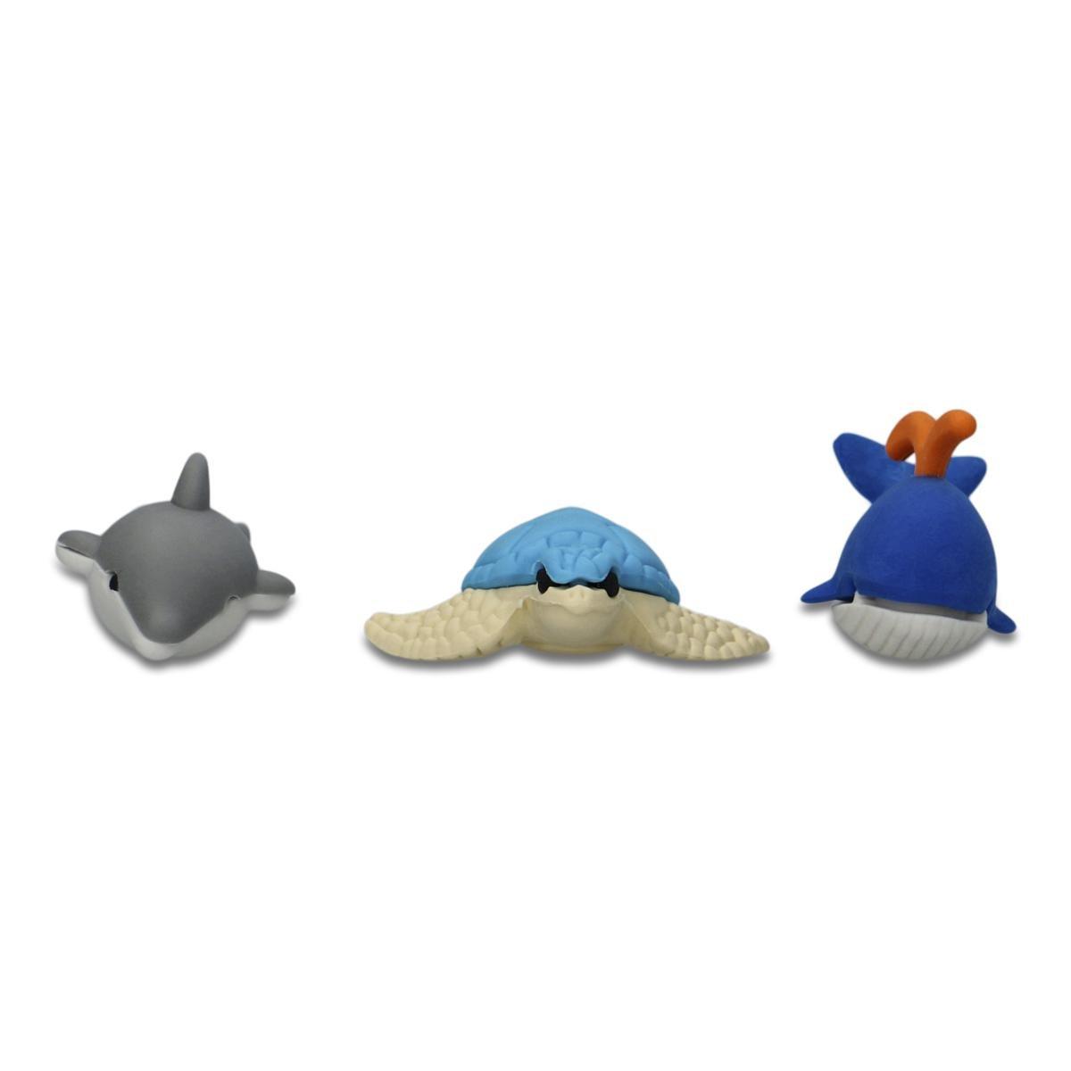 Sea animal erasers