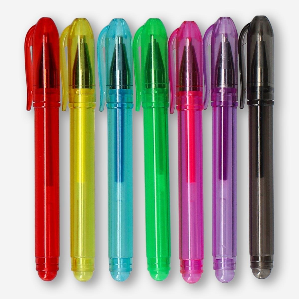 Multicolour gel pens
