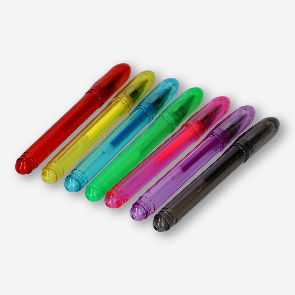 Multicolour gel pens