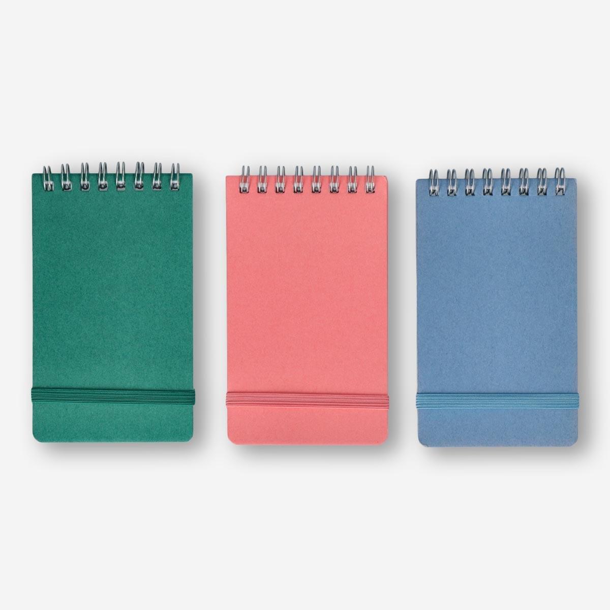 Multicolour notepads. 3pcs