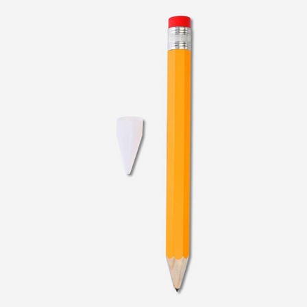 Orange giant pencil