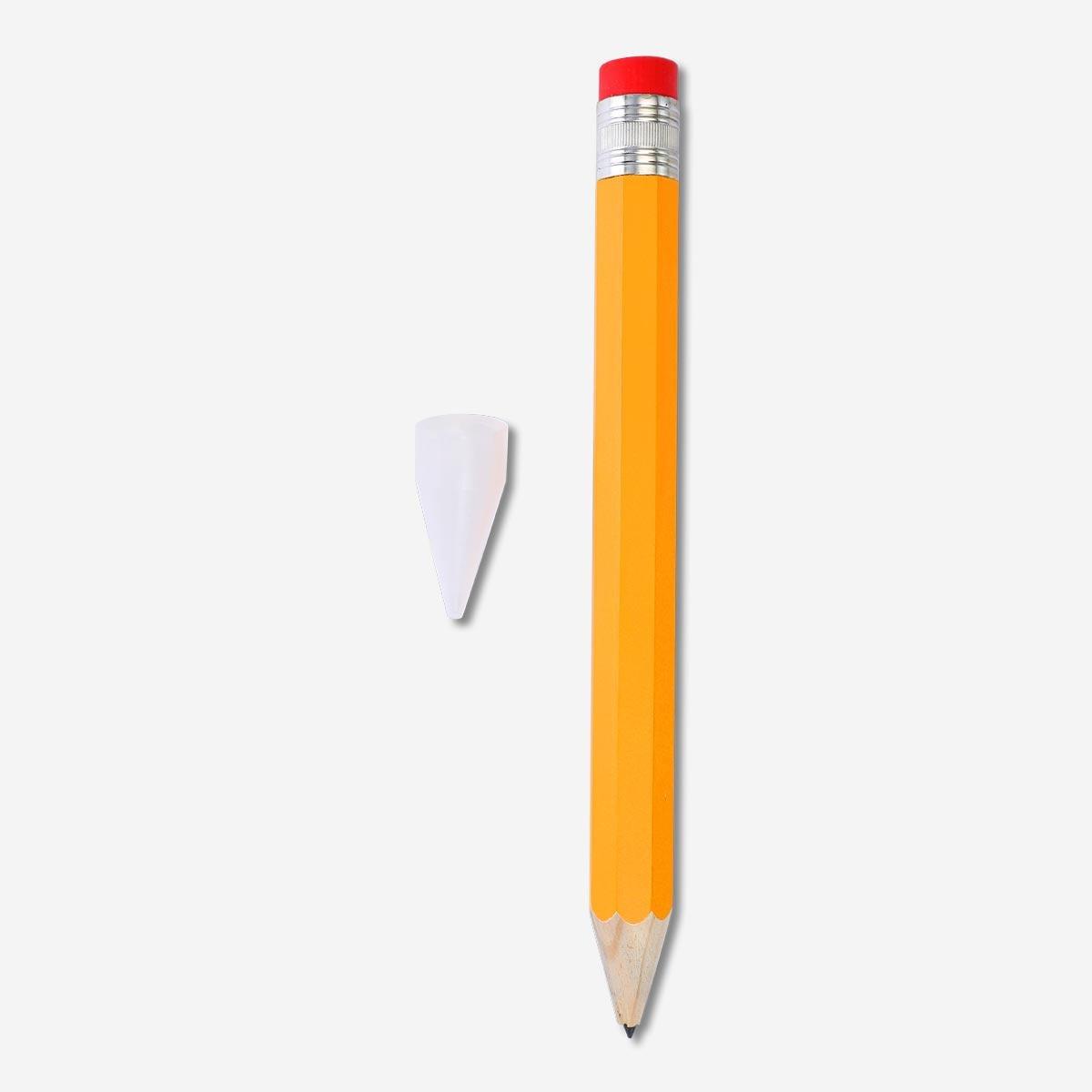 Orange giant pencil