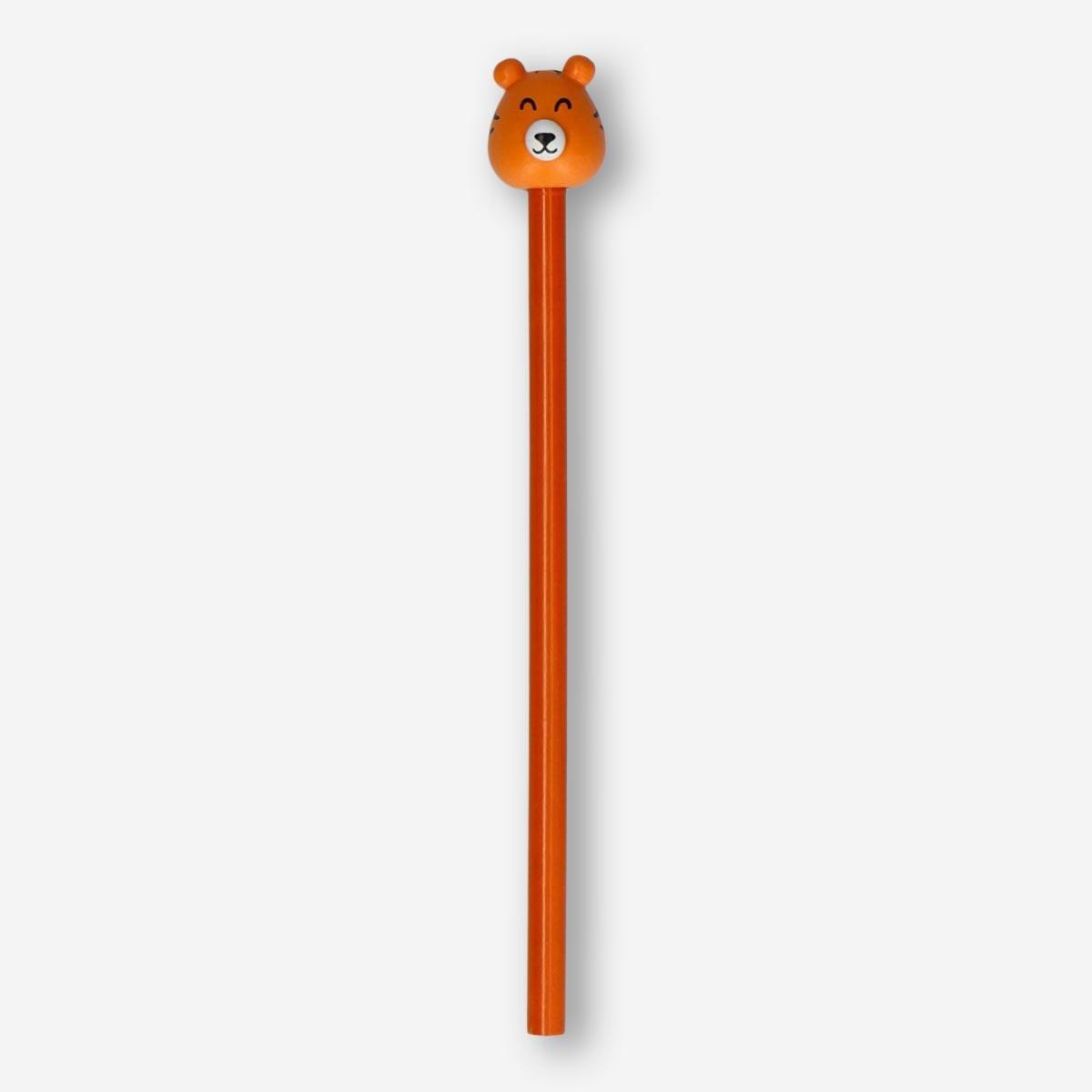 Orange animal pencil