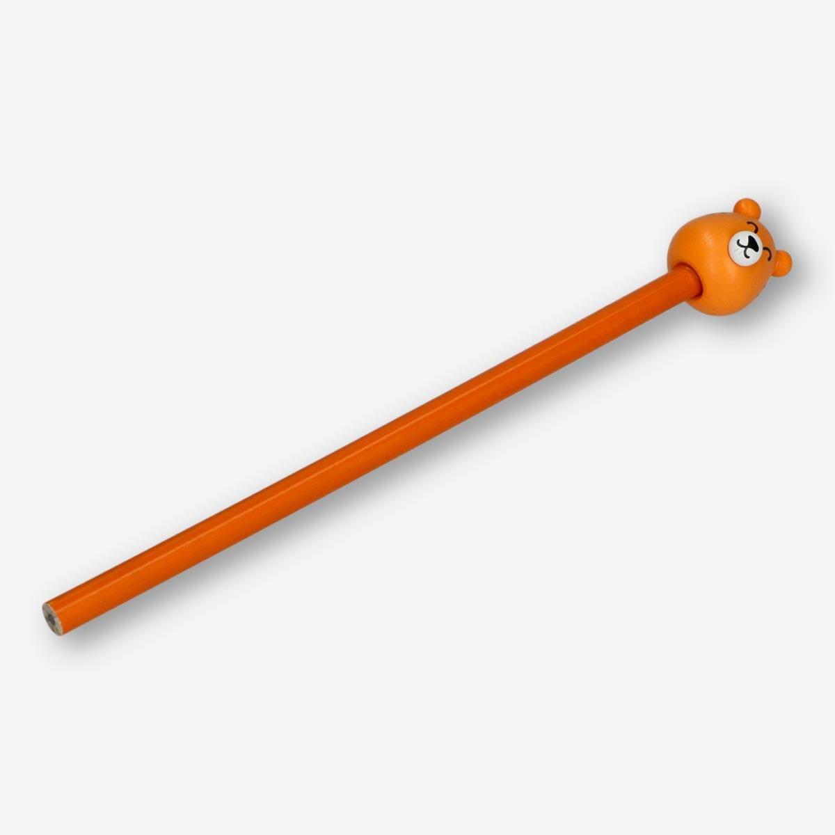 Orange animal pencil