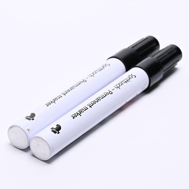 Black permanent marker. 2 pcs