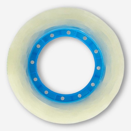 Blue transparent tape