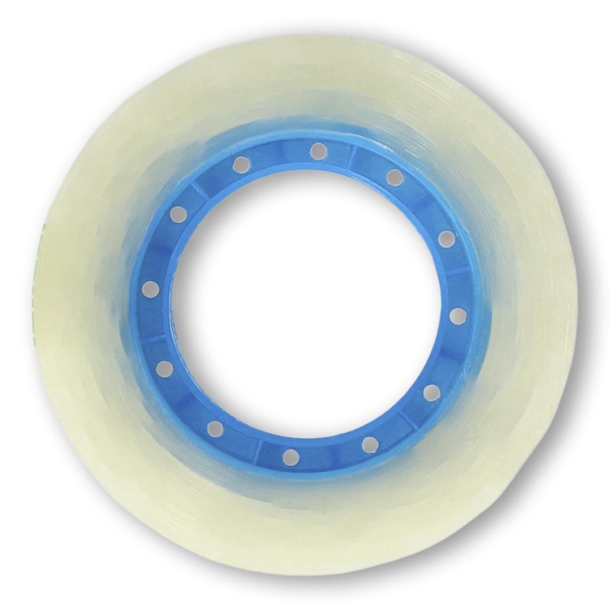 Blue transparent tape