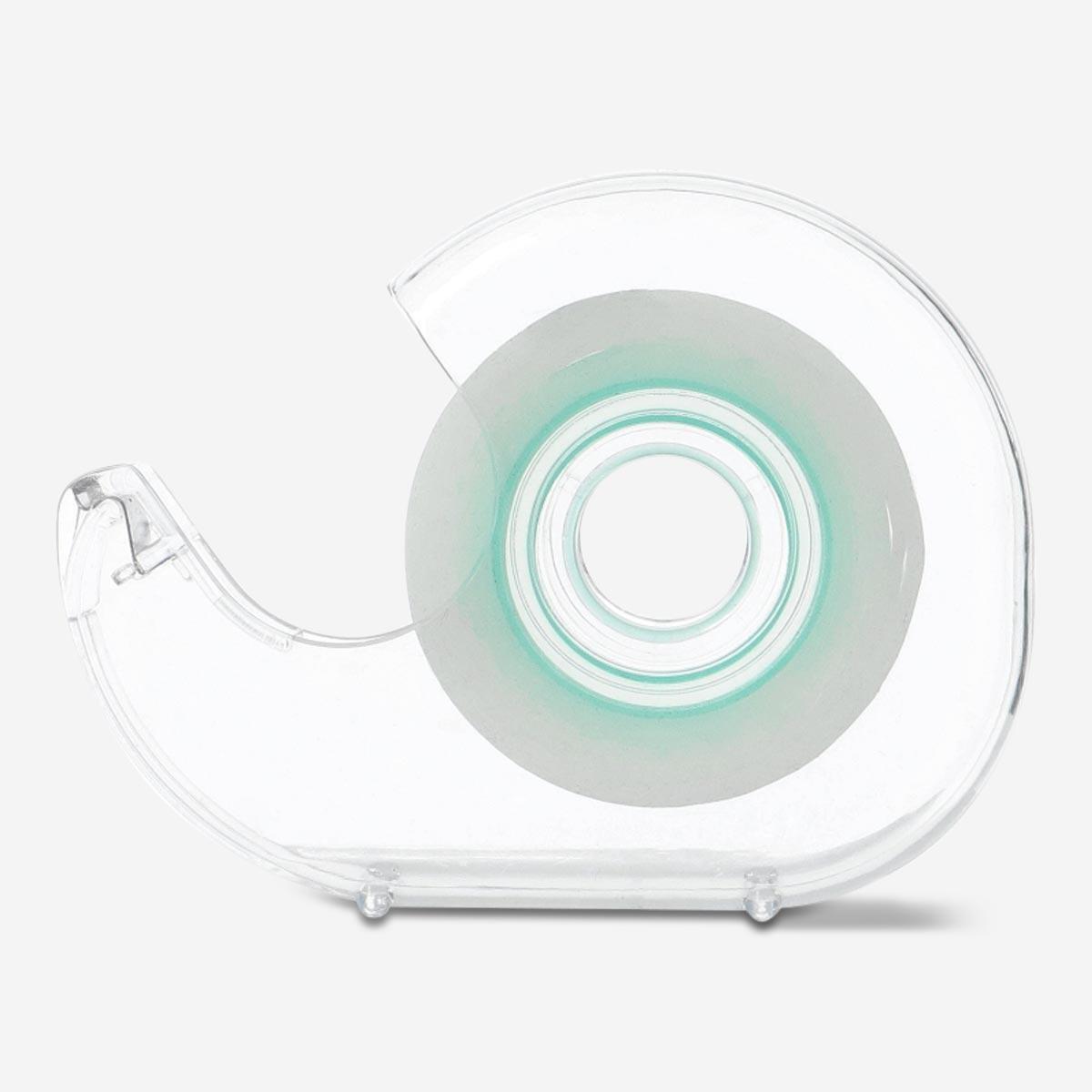 Turquoise Transparent Tape. Incl. Dispenser