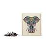 Multicolour elephant puzzle