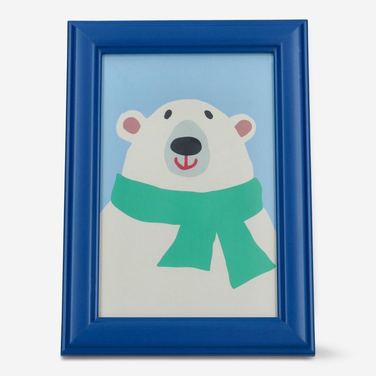 Blue picture frame. a6