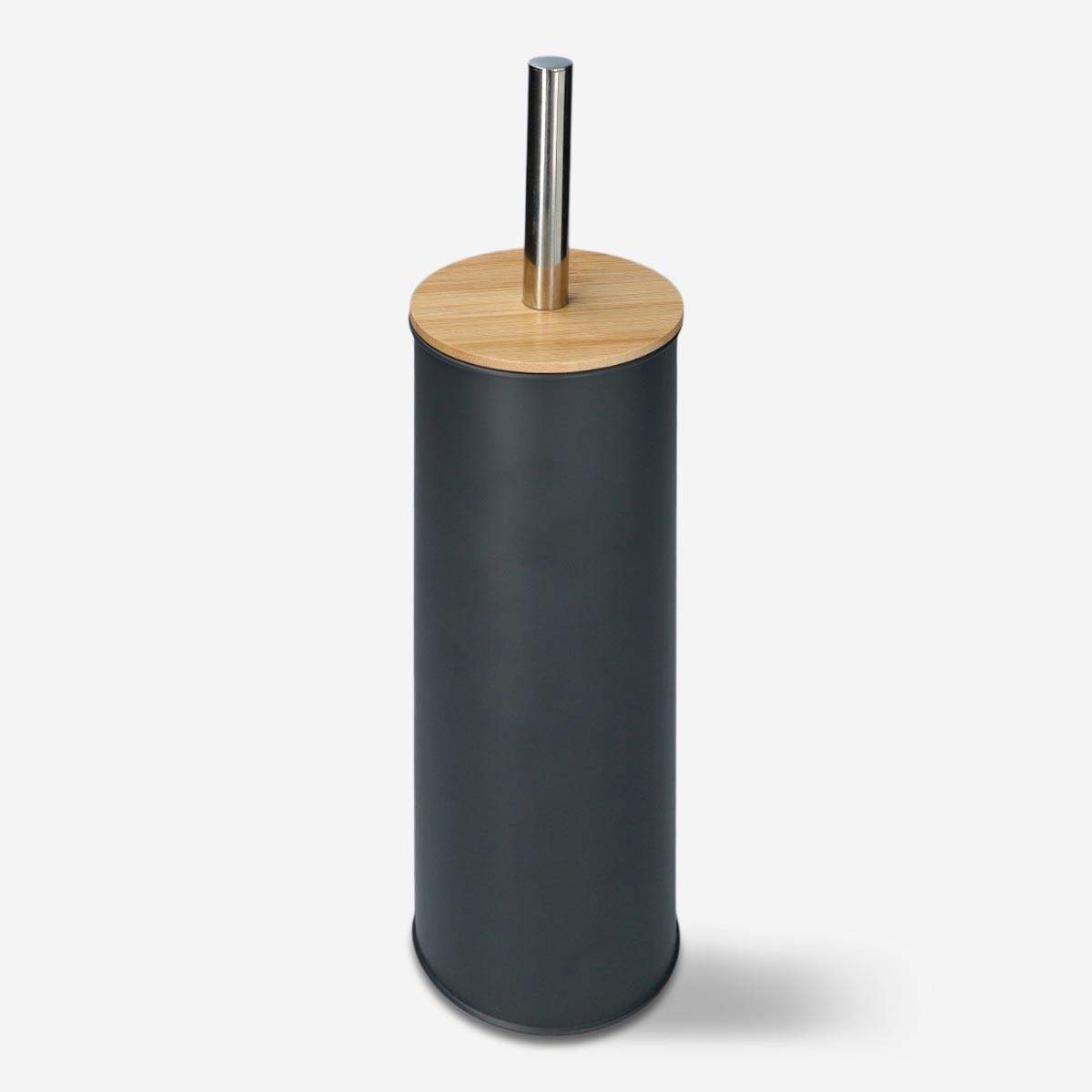 Black toilet brush