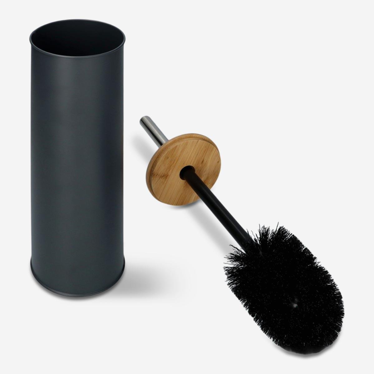 Black toilet brush