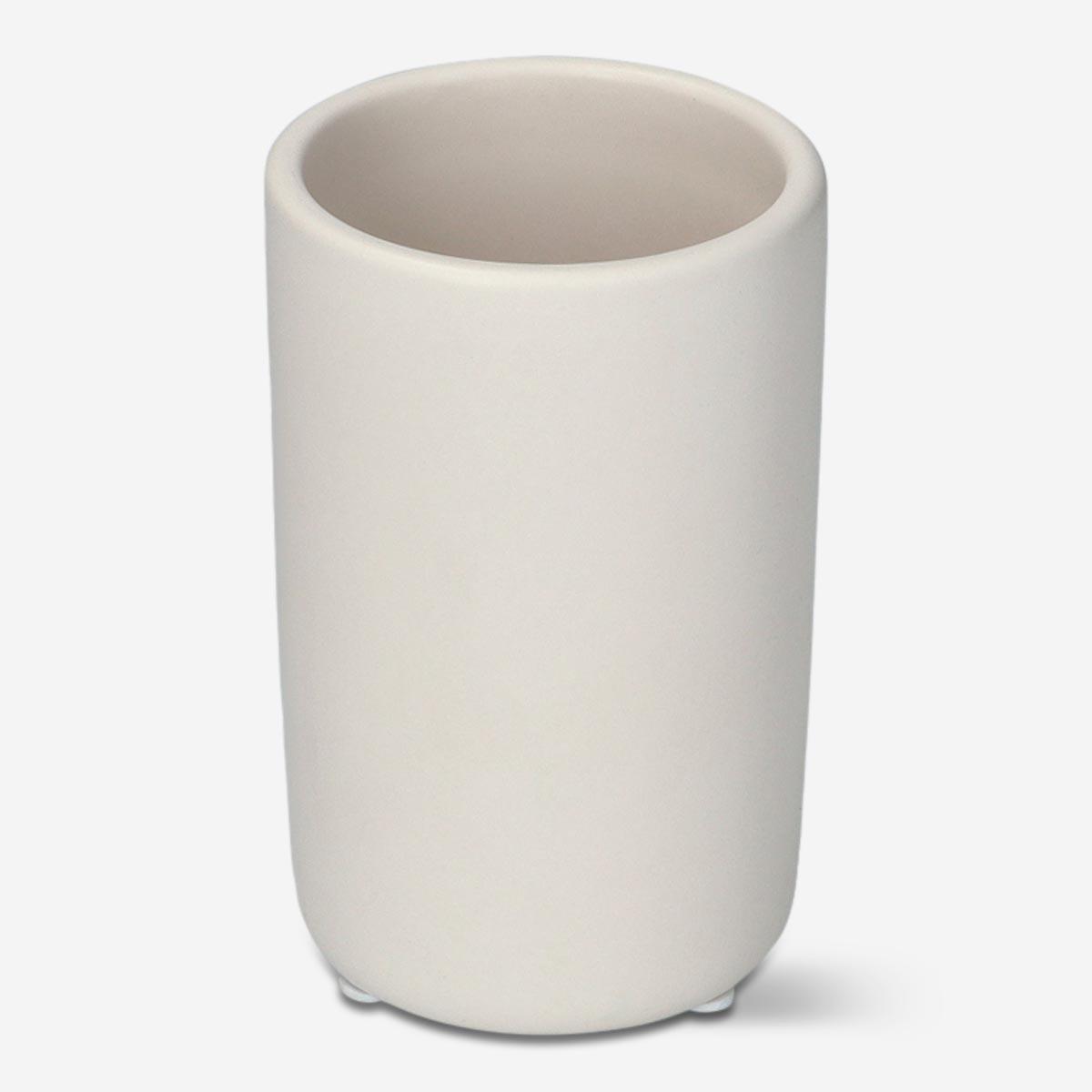 White Toothbrush Mug